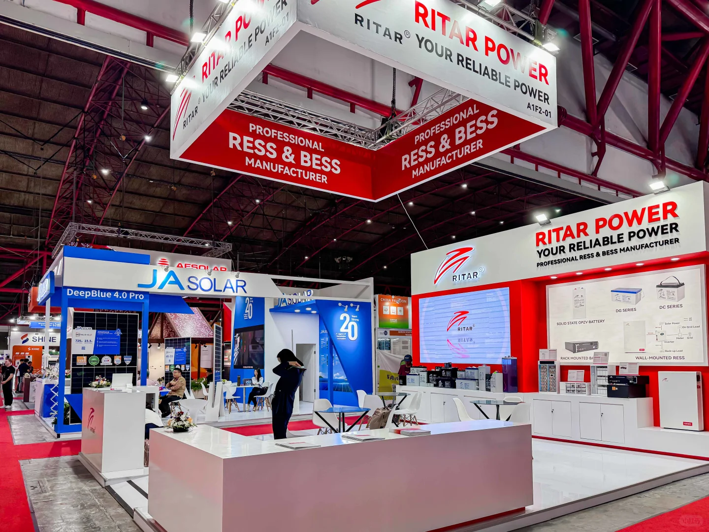 雅加达太阳能光伏展览会实拍图