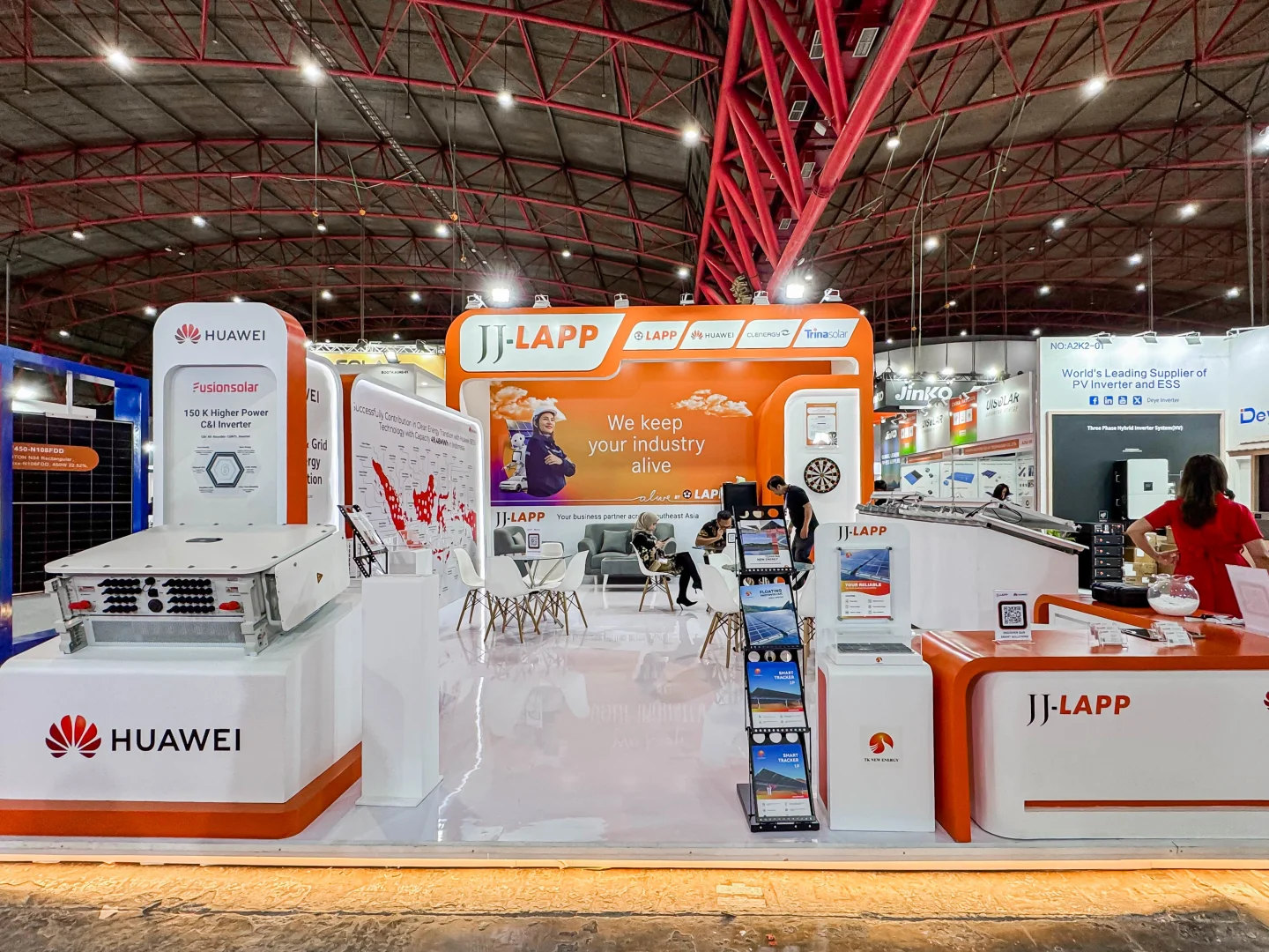 雅加达太阳能光伏展览会实拍图