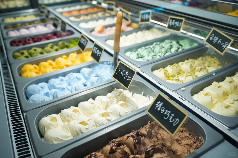 有手工冰淇淋和咖啡的深圳美食展