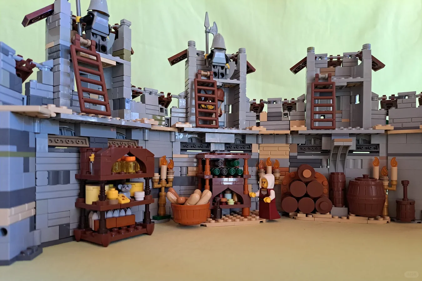 十字军城堡！内部设计竟然这么牛？｜乐高moc