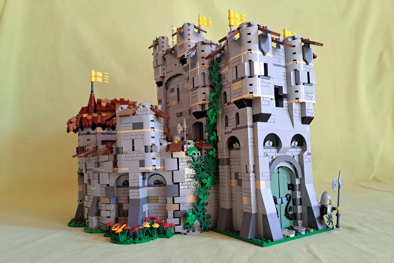十字军城堡！内部设计竟然这么牛？｜乐高moc