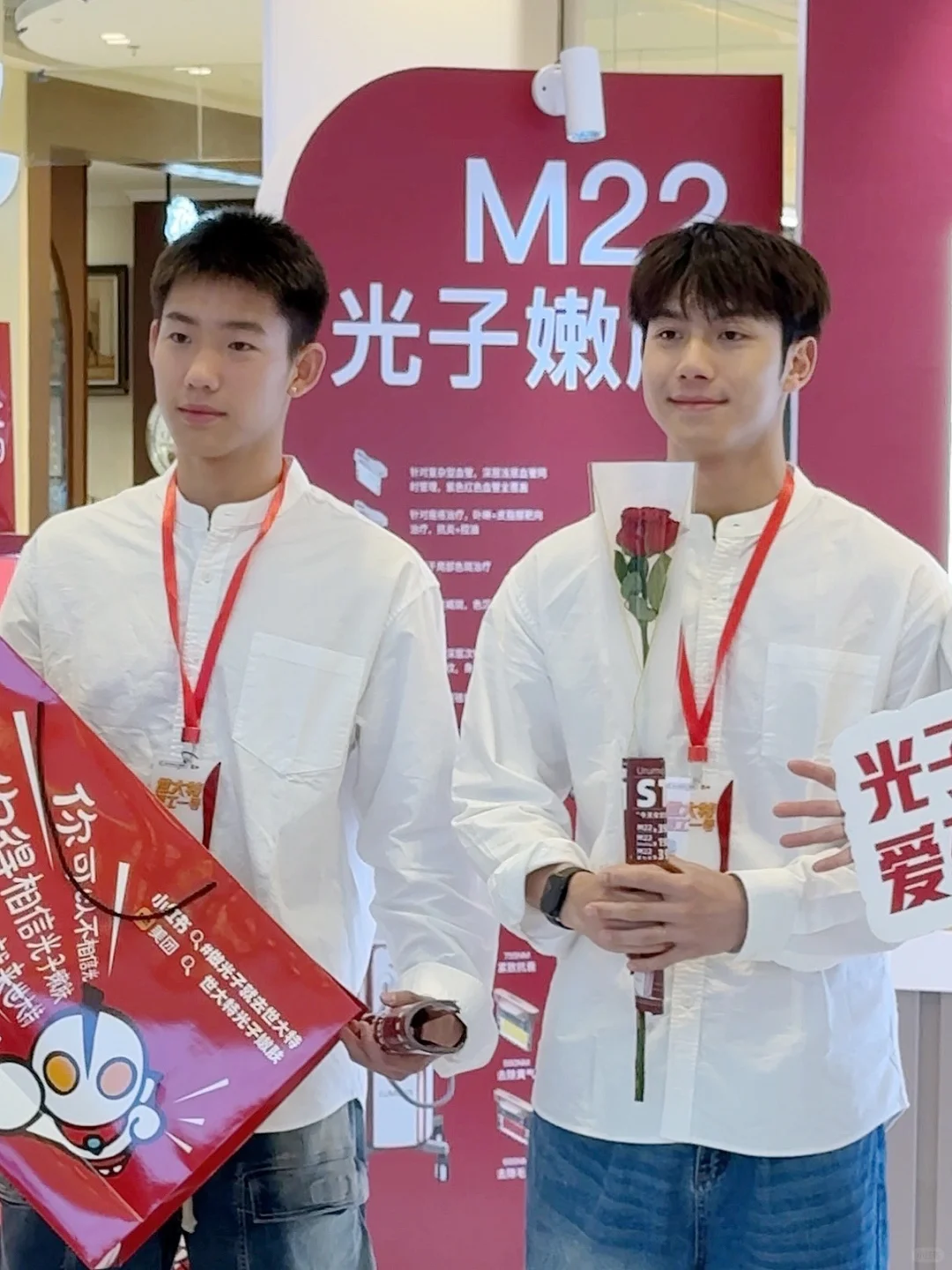 在会展吾悦偶遇……