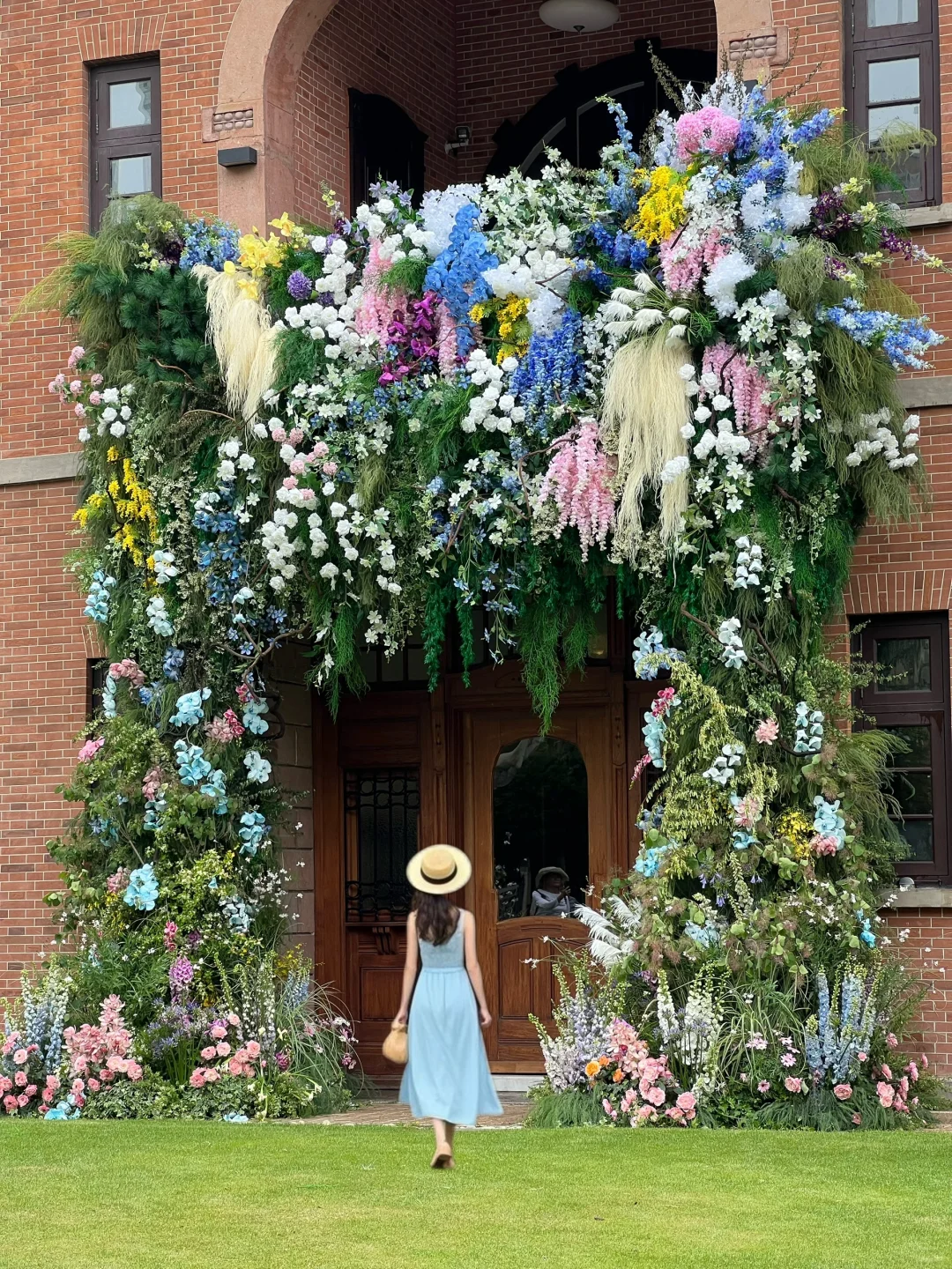 4.30估计五一有1w 人去的上海花展新路线！