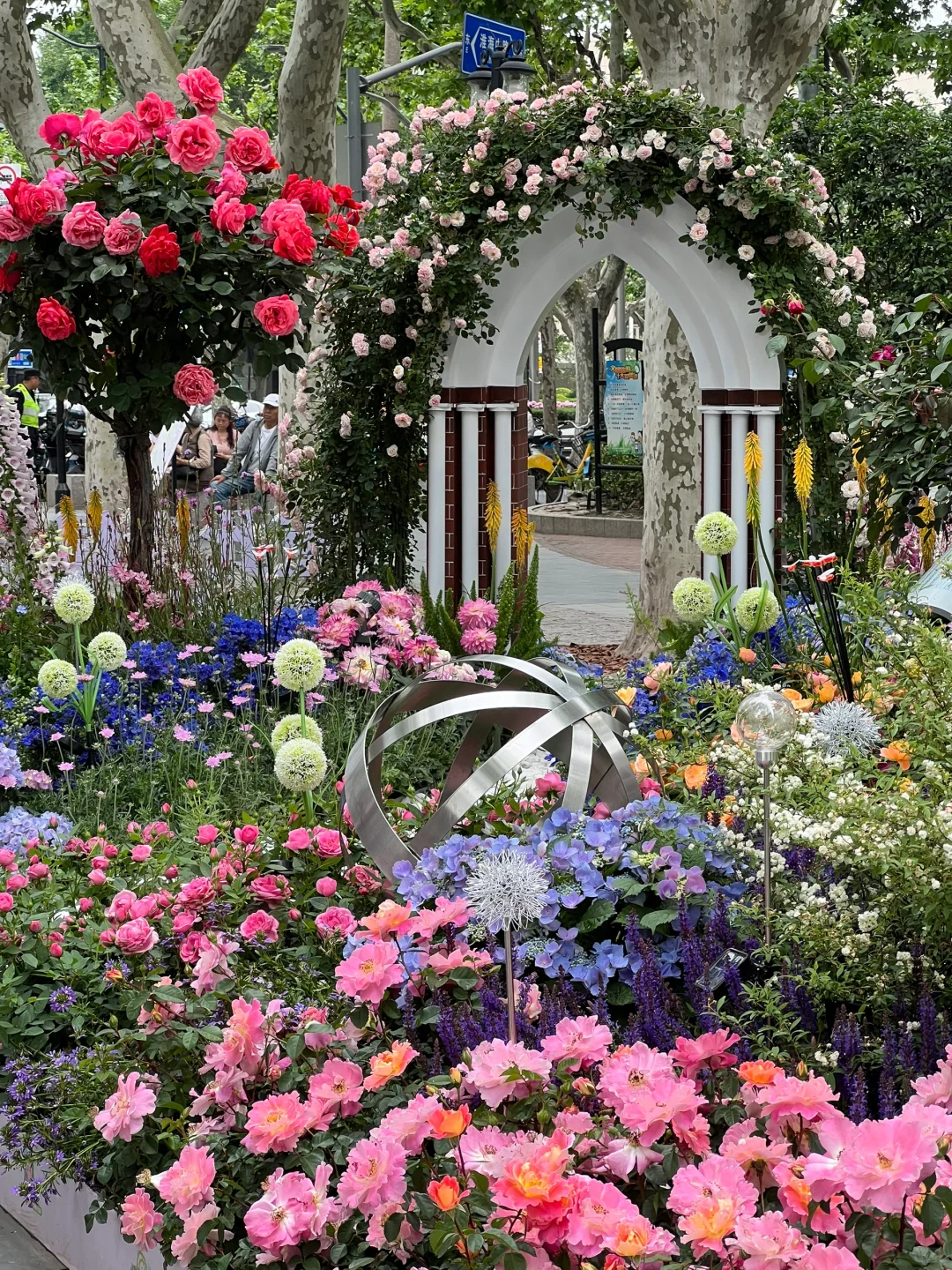 4.30估计五一有1w 人去的上海花展新路线！