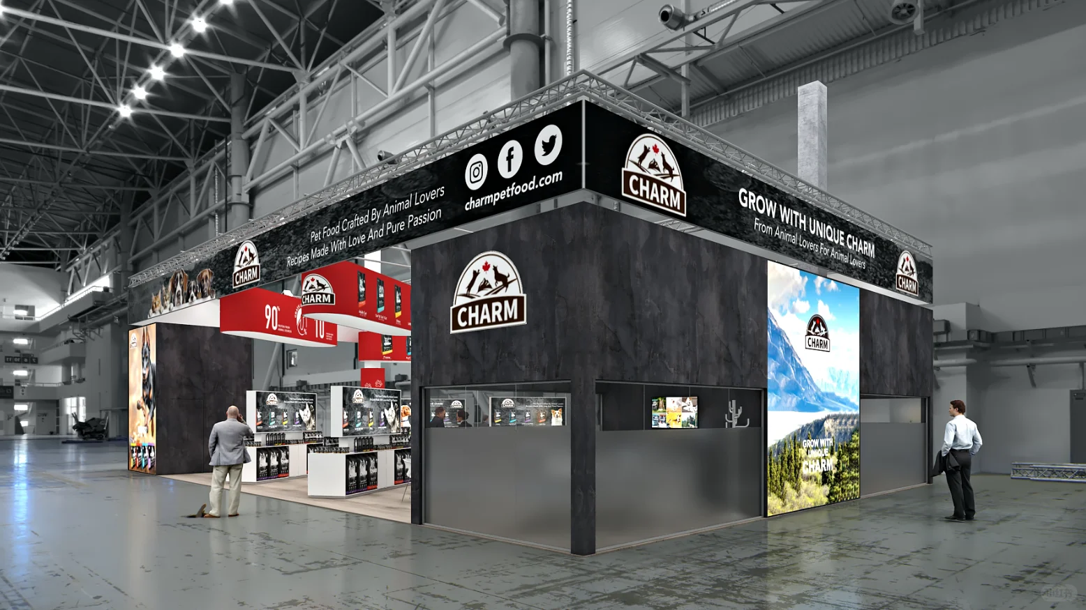 展会展台设计搭建 | 72㎡ 国际宠物用品展