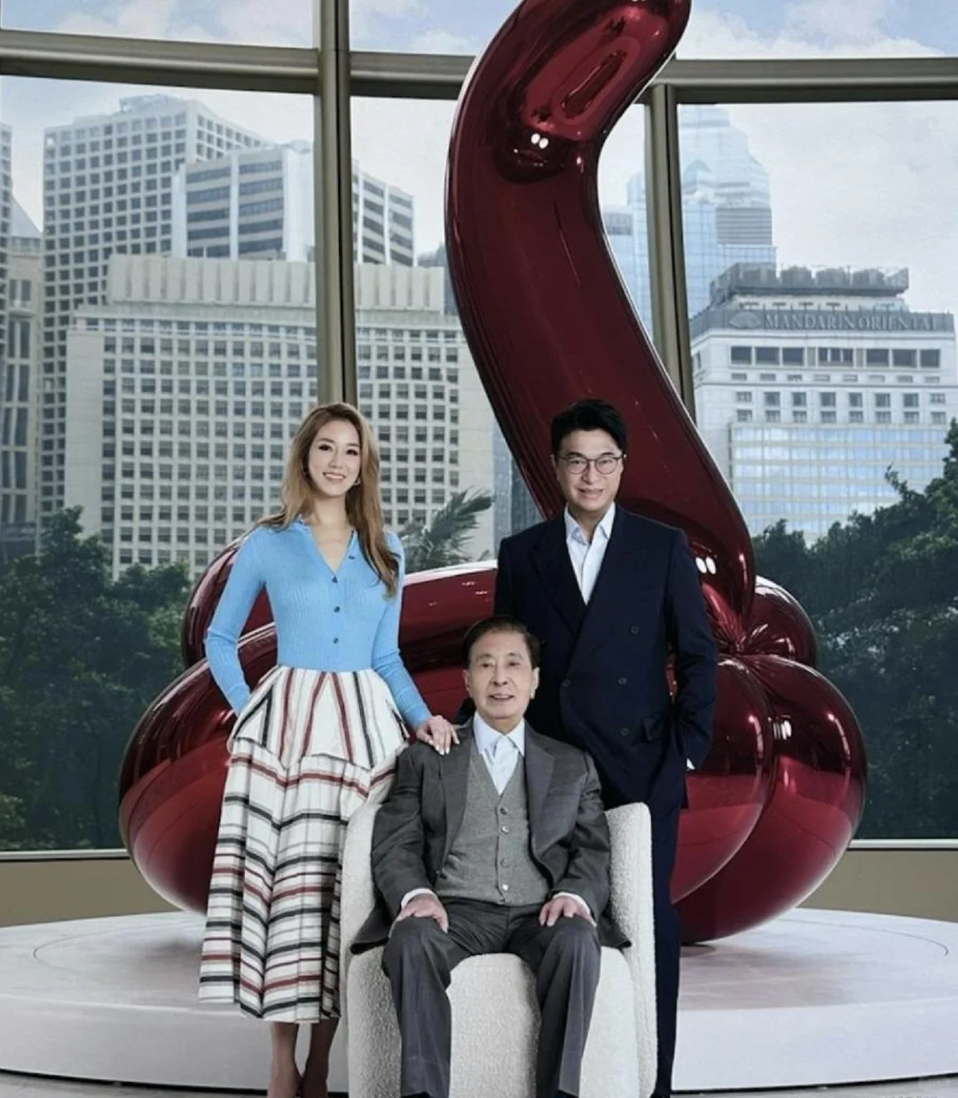 徐子淇写信悼念李兆基，感恩成为其家人