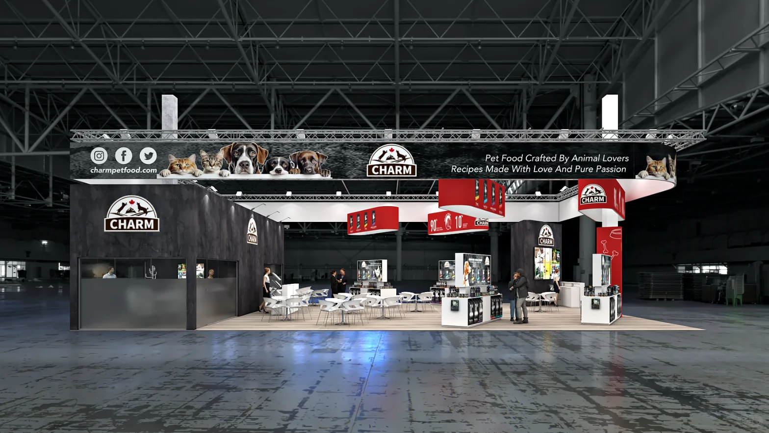 展会展台设计搭建 | 72㎡ 国际宠物用品展