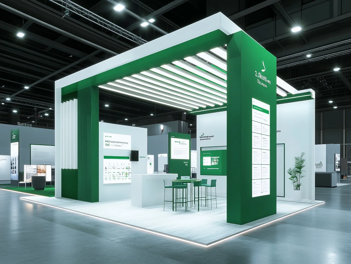 053｜挑战100天100套展台案例｜环保科技风格