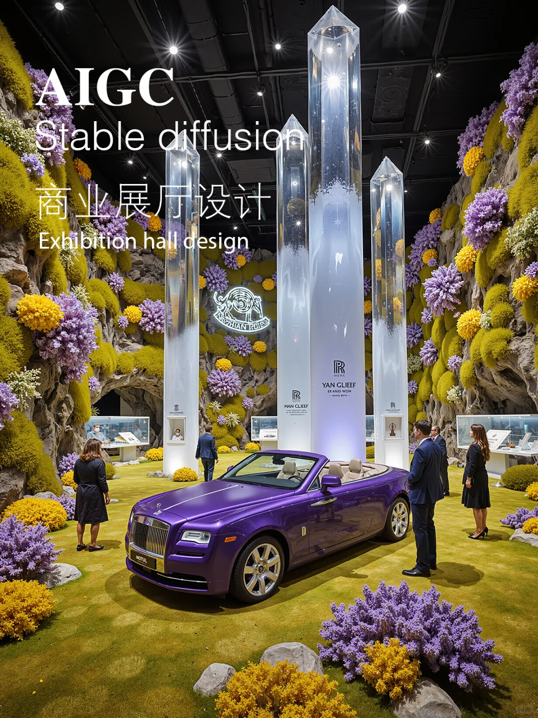 Stable diffusion|AIGC-商业展厅#关键词