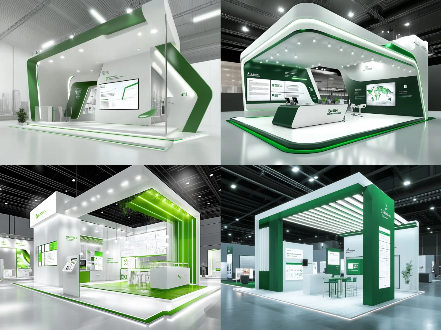 053｜挑战100天100套展台案例｜环保科技风格