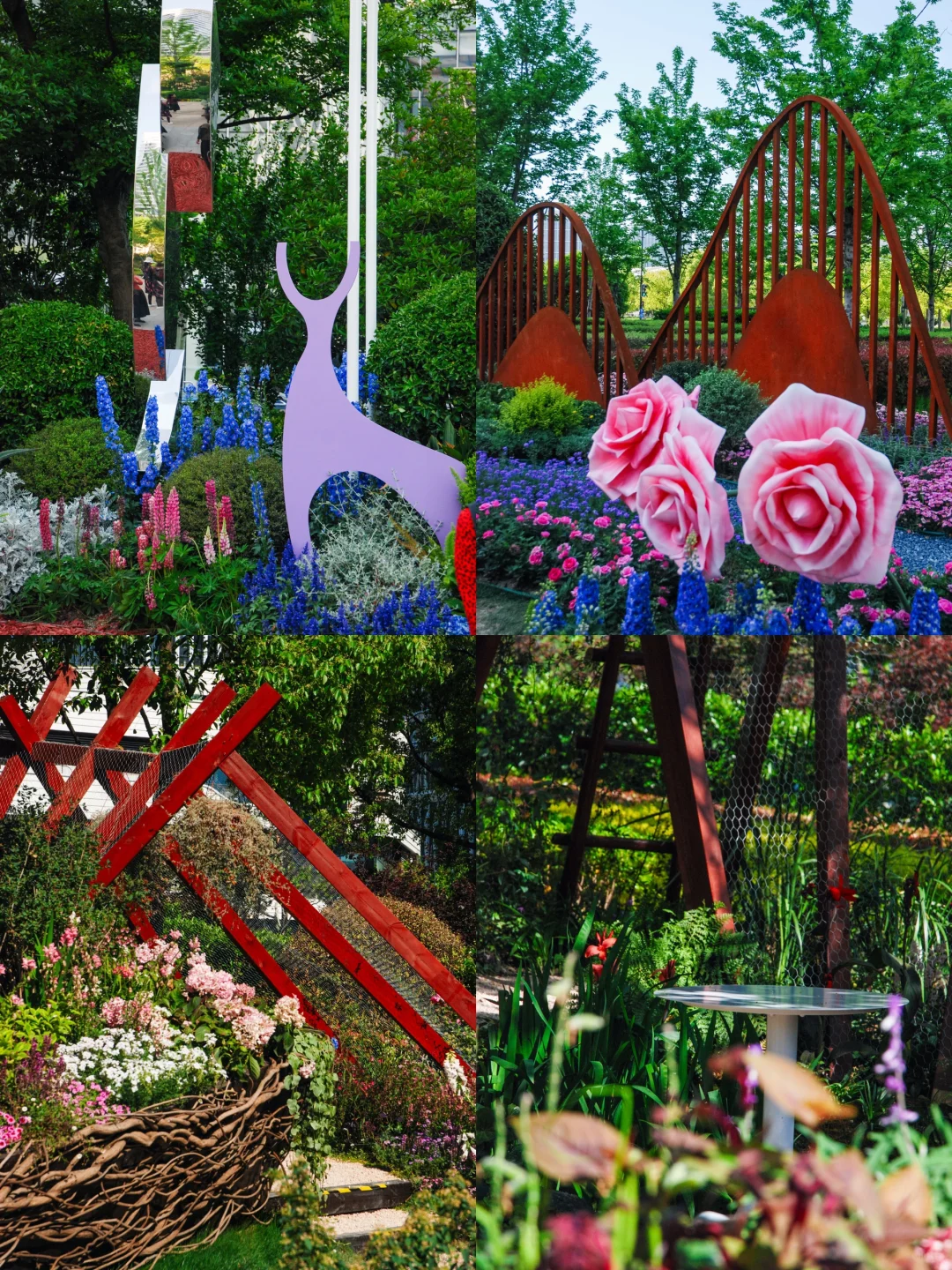 五一走花路?丨上海花展前滩citywalk