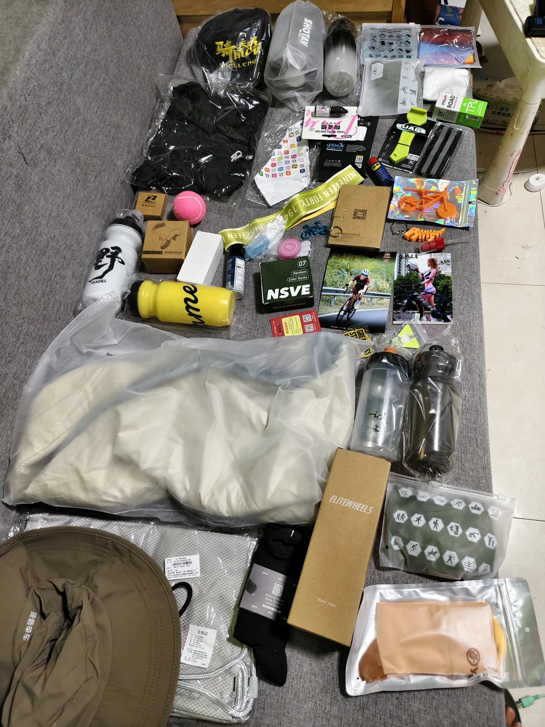 上海自行车展羊毛薅到手软，累到脚麻