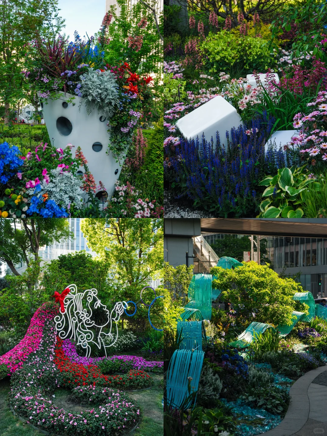 五一走花路?丨上海花展前滩citywalk