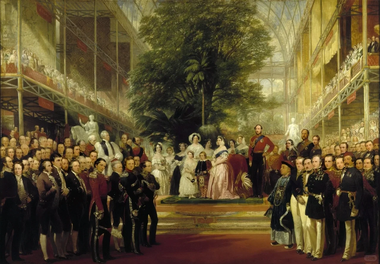 参观第一届世界工业博览会的中国人