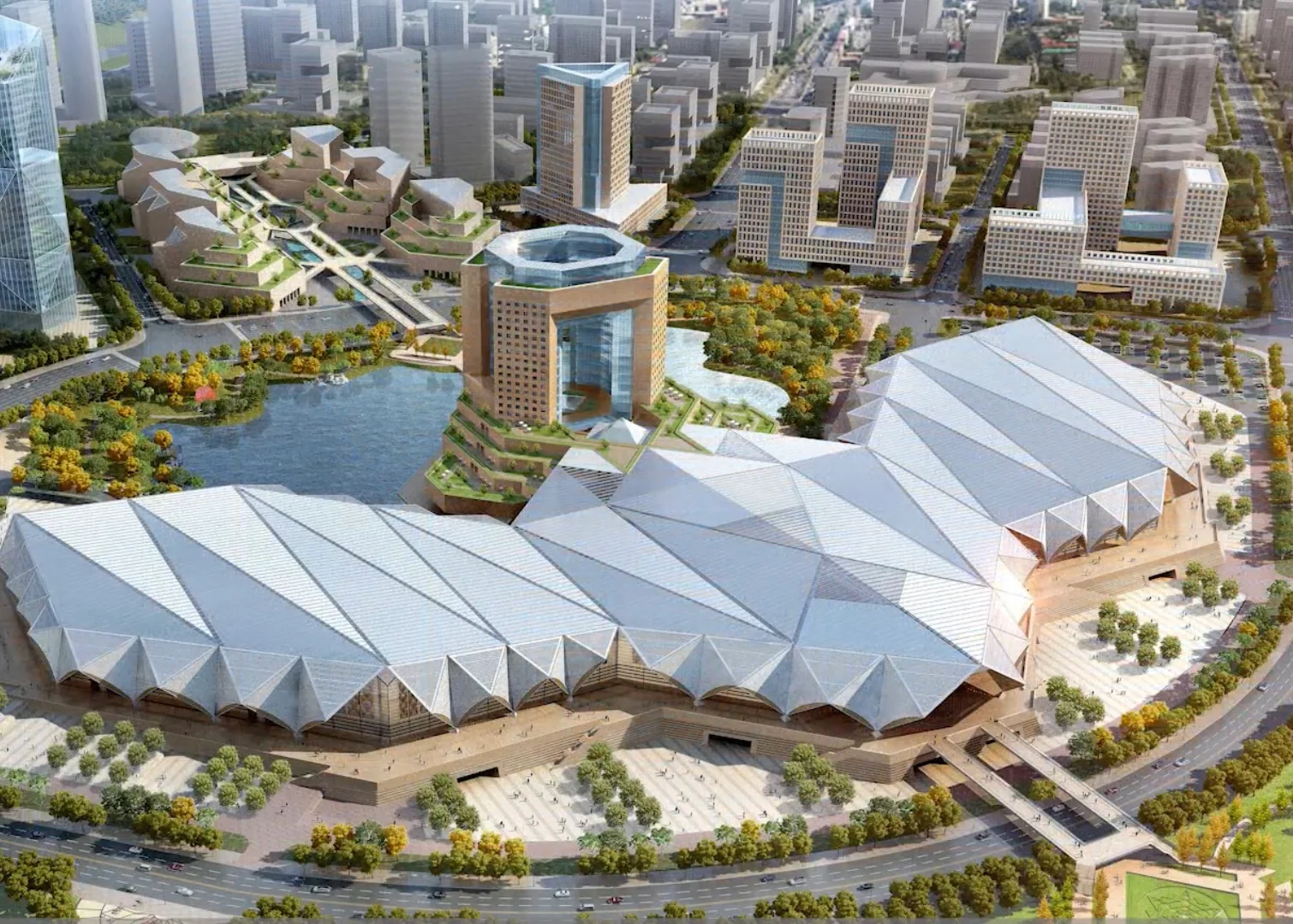 青海国际会展中心｜预计六月底建成启用