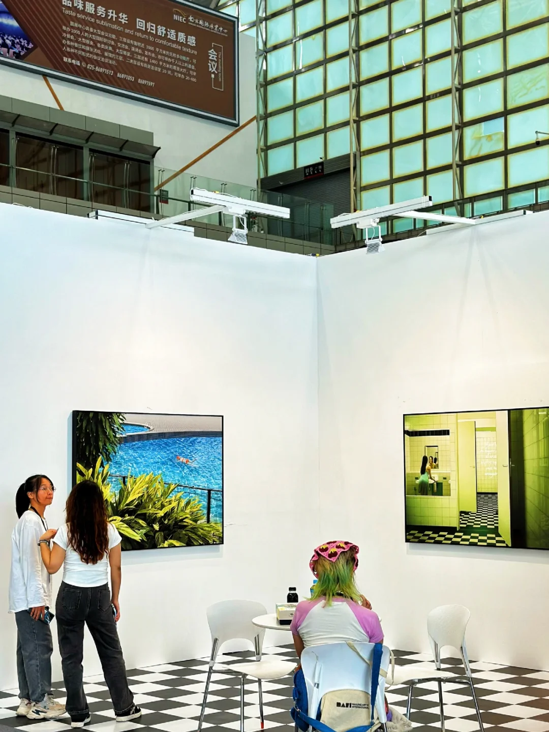 不是吧❓南京国际艺术博览会也太抽象了❗️