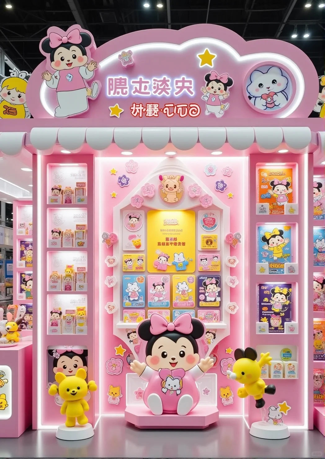 ?来一组超级可爱的迷你展位吧