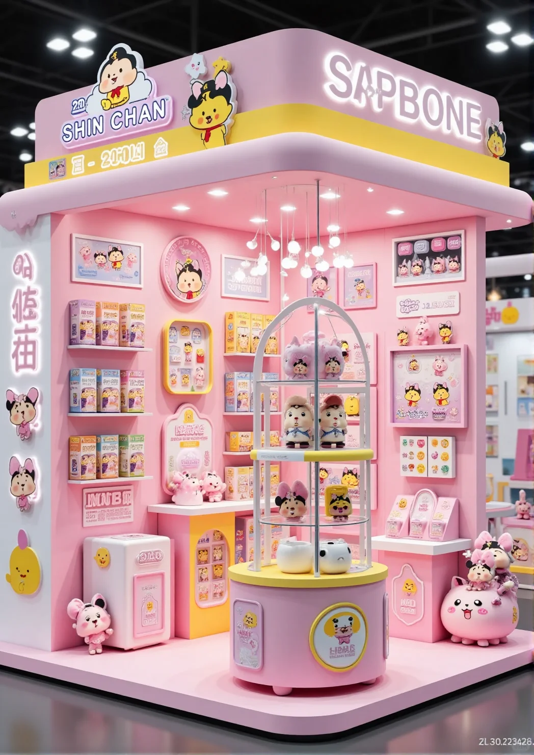 ?来一组超级可爱的迷你展位吧