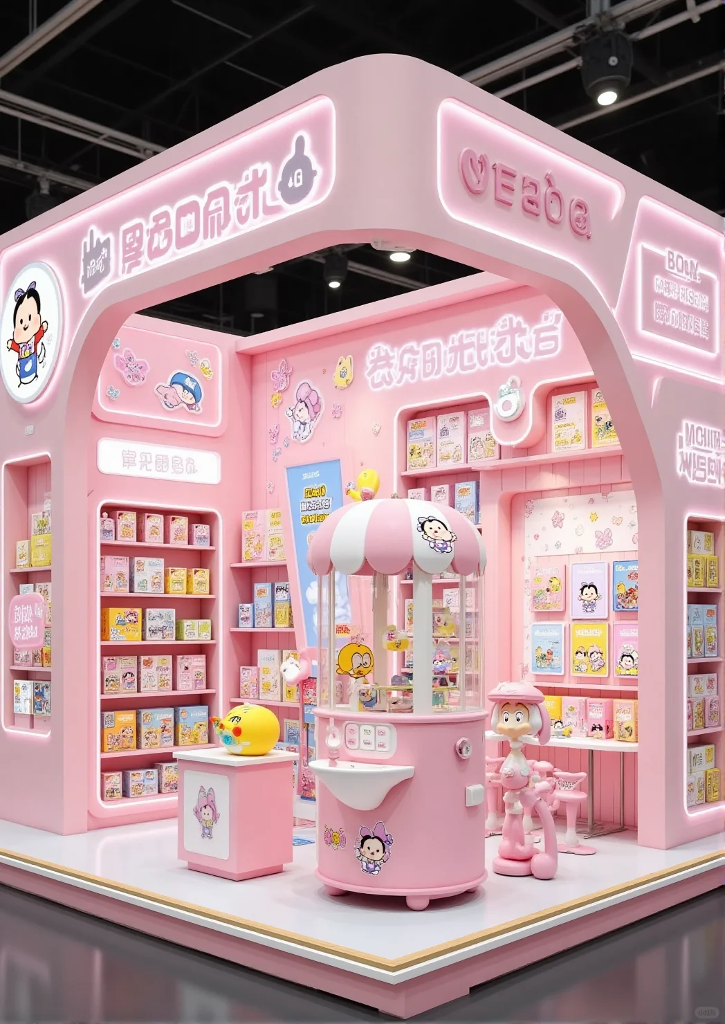 ?来一组超级可爱的迷你展位吧