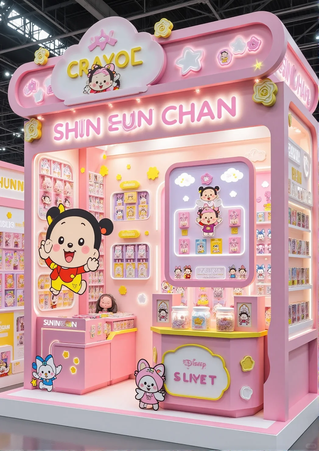 ?来一组超级可爱的迷你展位吧