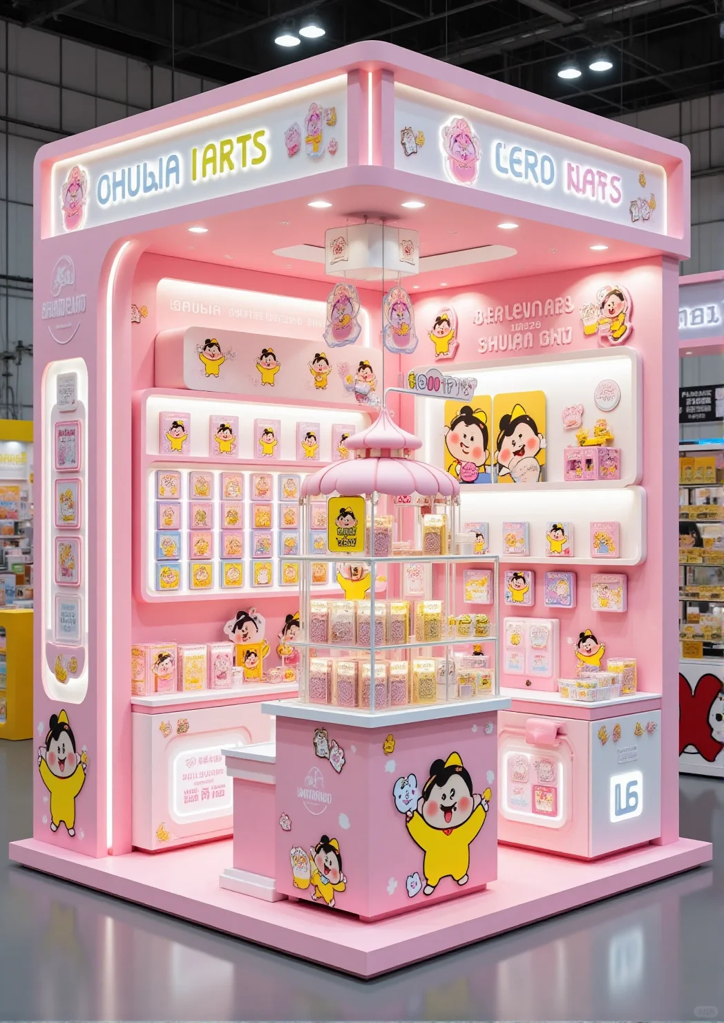 ?来一组超级可爱的迷你展位吧