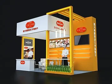 食品展台设计