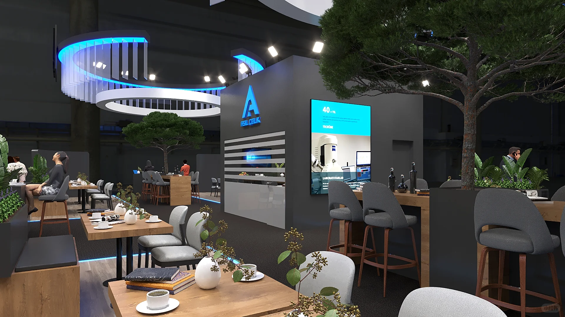 广州深圳展览会展台设计策划搭建效果图欣赏