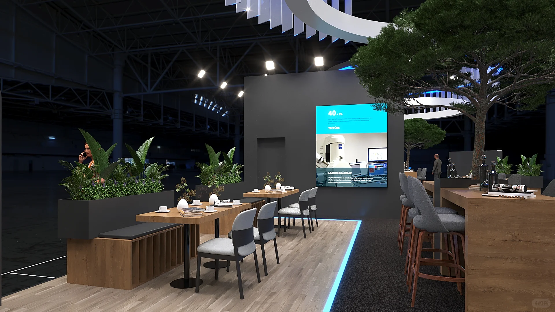 广州深圳展览会展台设计策划搭建效果图欣赏