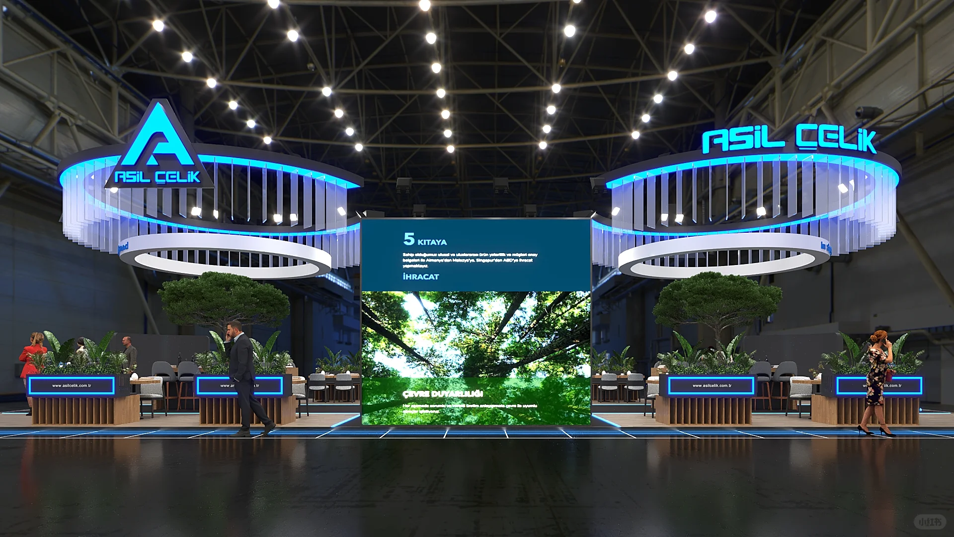 广州深圳展览会展台设计策划搭建效果图欣赏