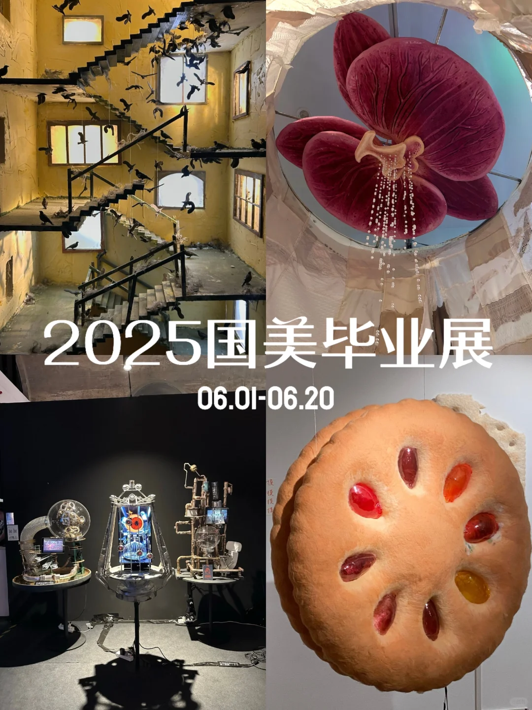 每年六月杭州限定，一年一度的国美毕业展❗️