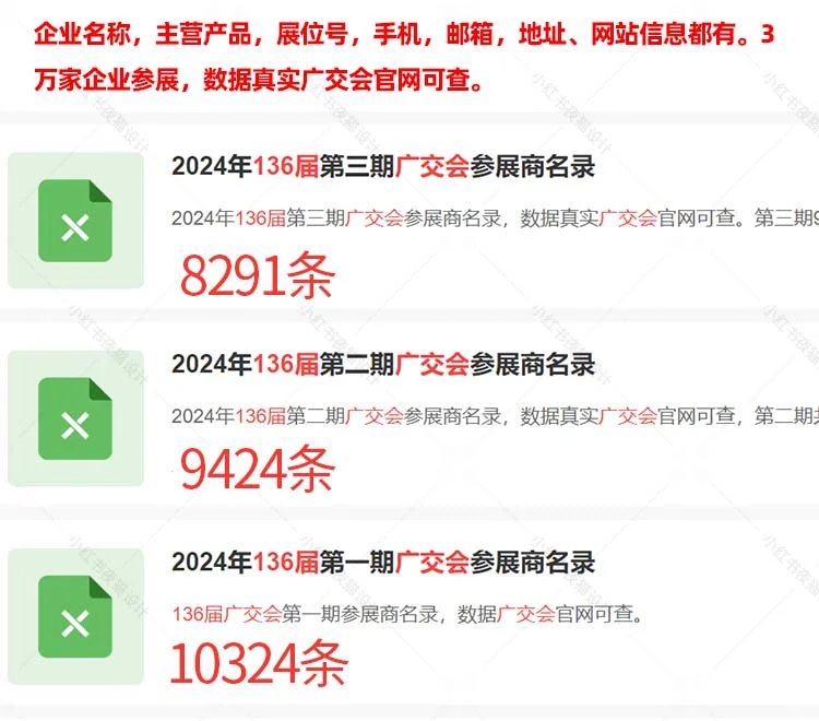外贸开发，136届广交会采购商名录抢先看！