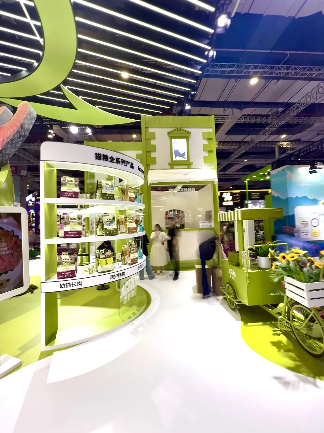 它博会宠物展台设计~超二十种天然食材碗