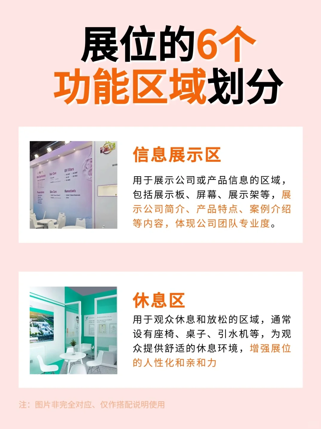 会展新人必看?展位的6大功能区划分