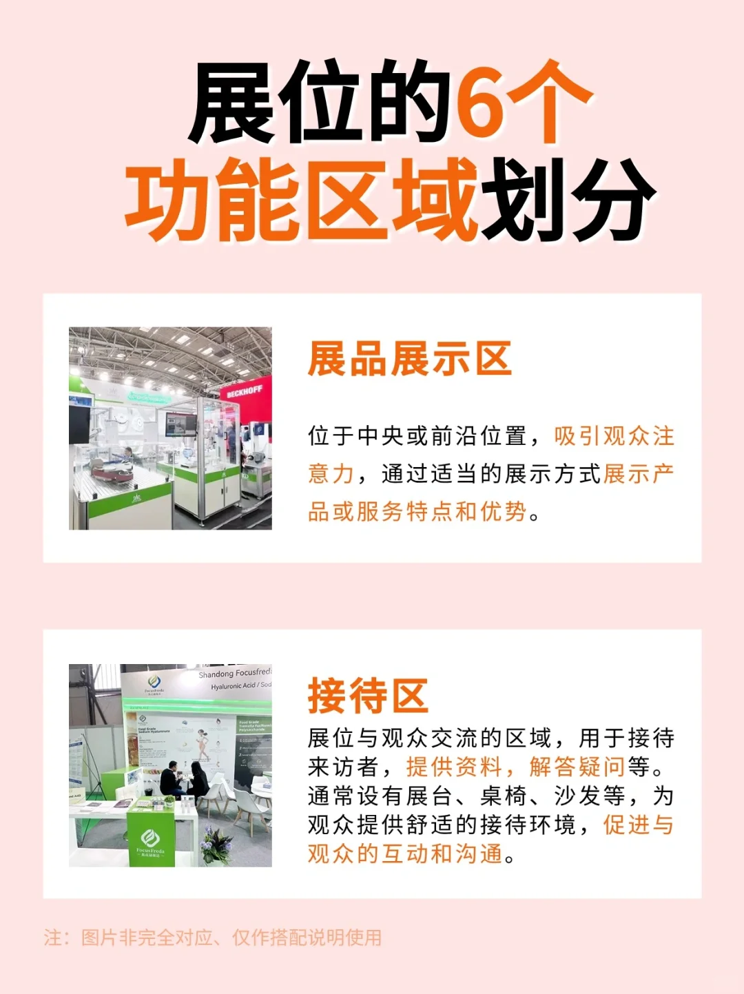 会展新人必看?展位的6大功能区划分