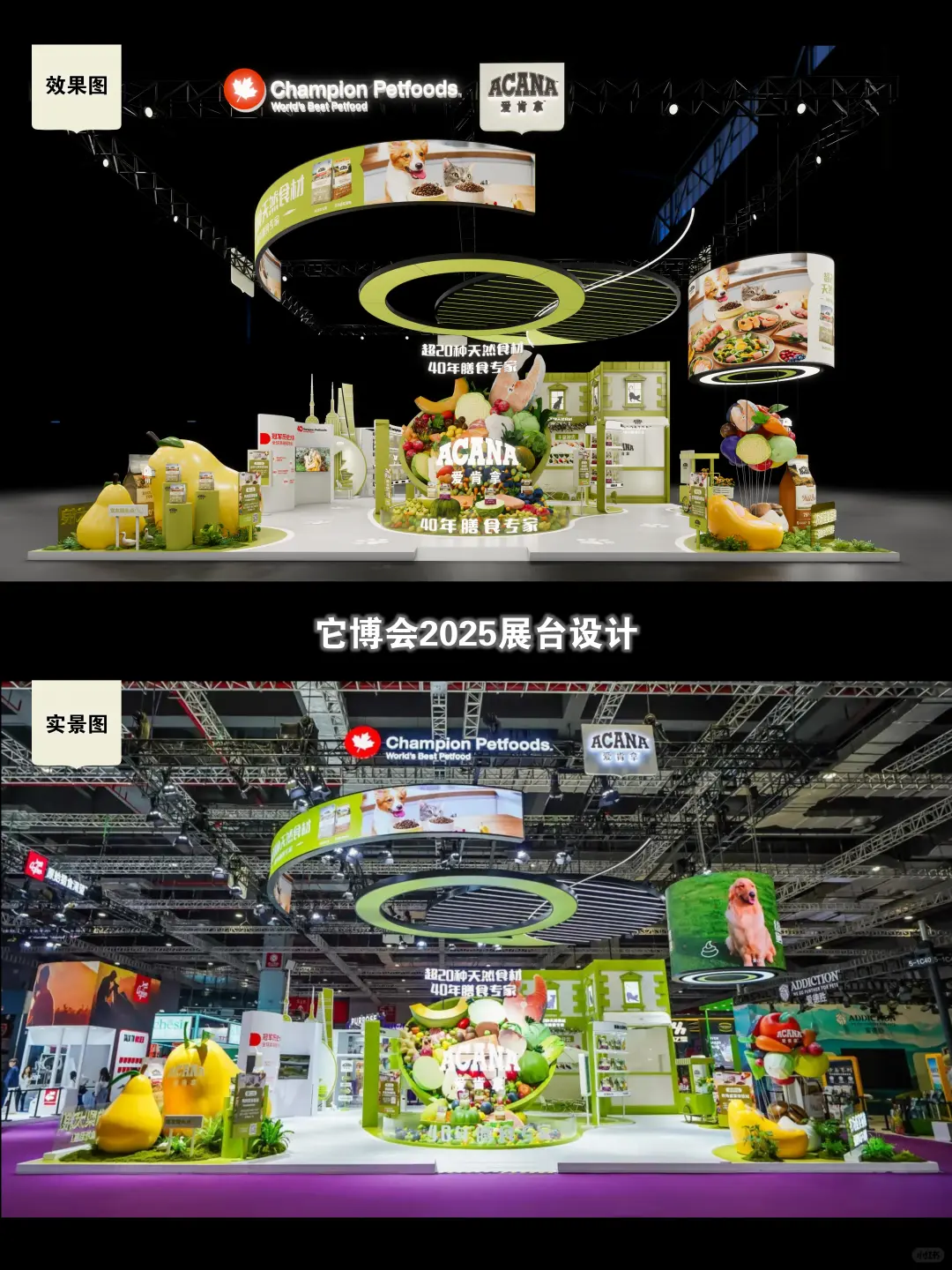 它博会宠物展台设计~超二十种天然食材碗