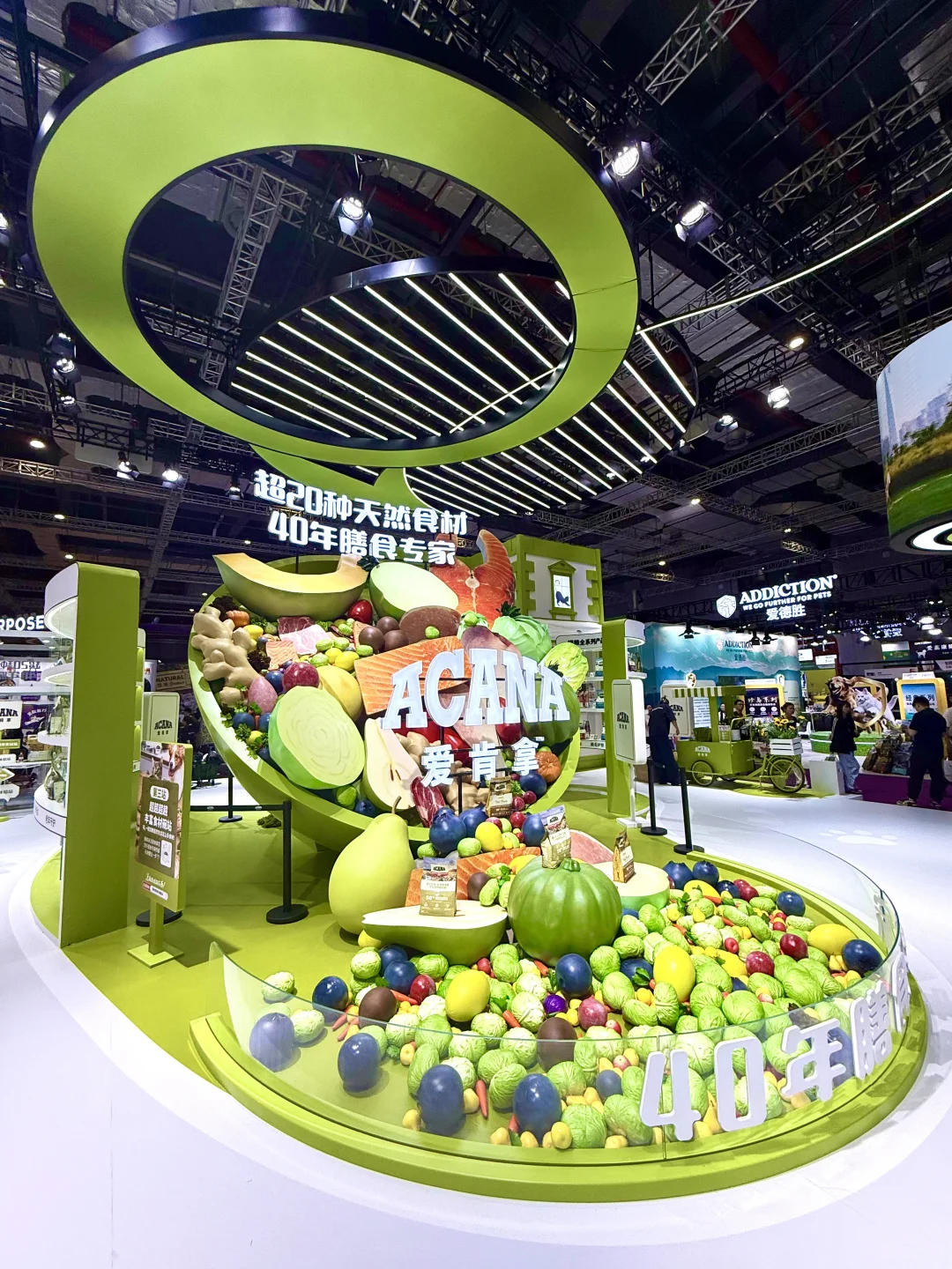 它博会宠物展台设计~超二十种天然食材碗