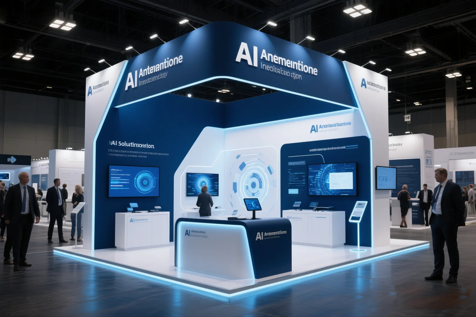 036｜AI-100套展台案例｜人工智能行业