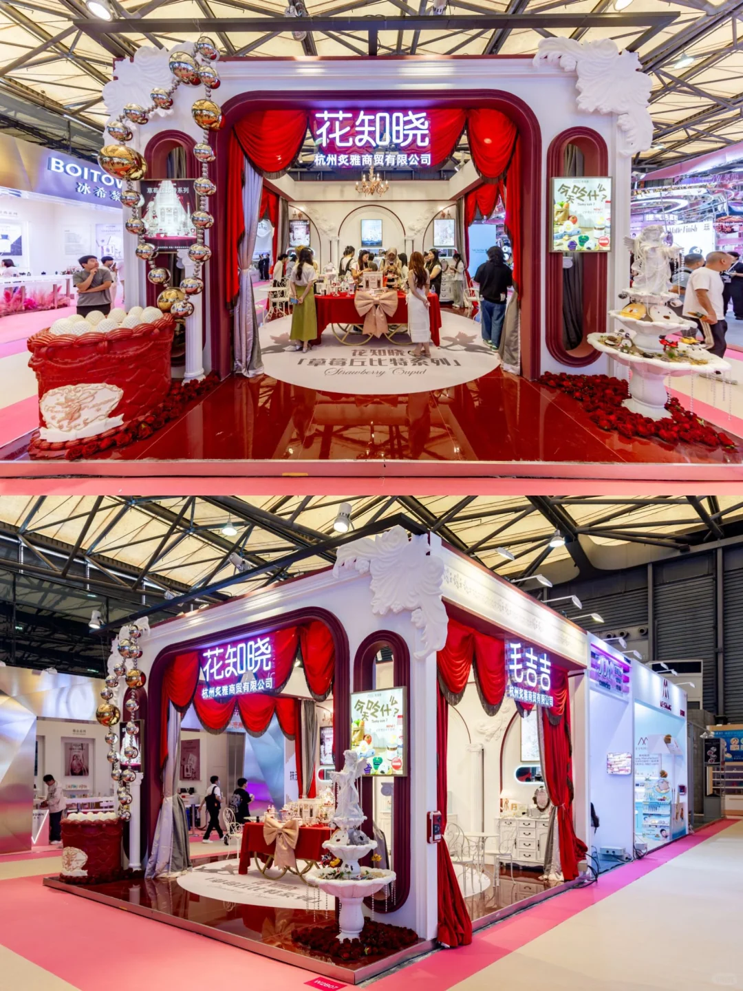 太美了这里真的别错过了?美博会花知晓展台