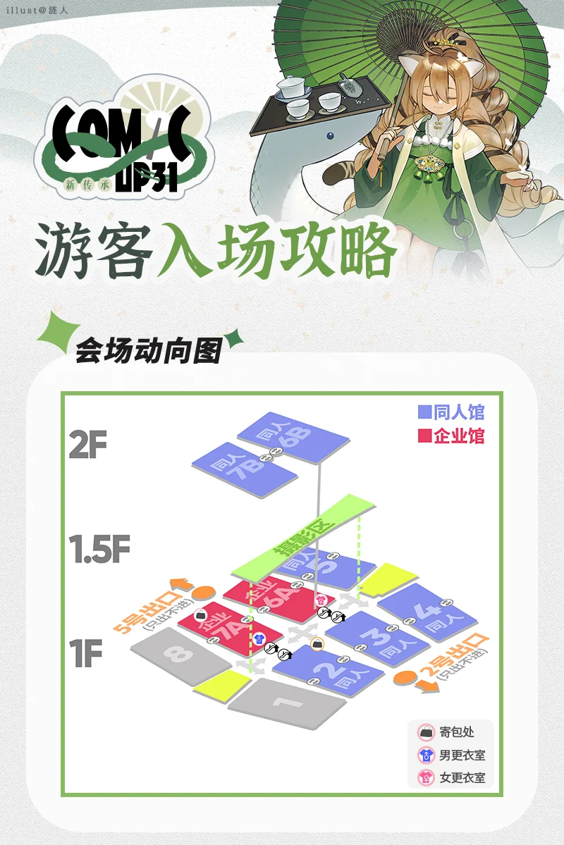 【CP31】参展游客入场攻略