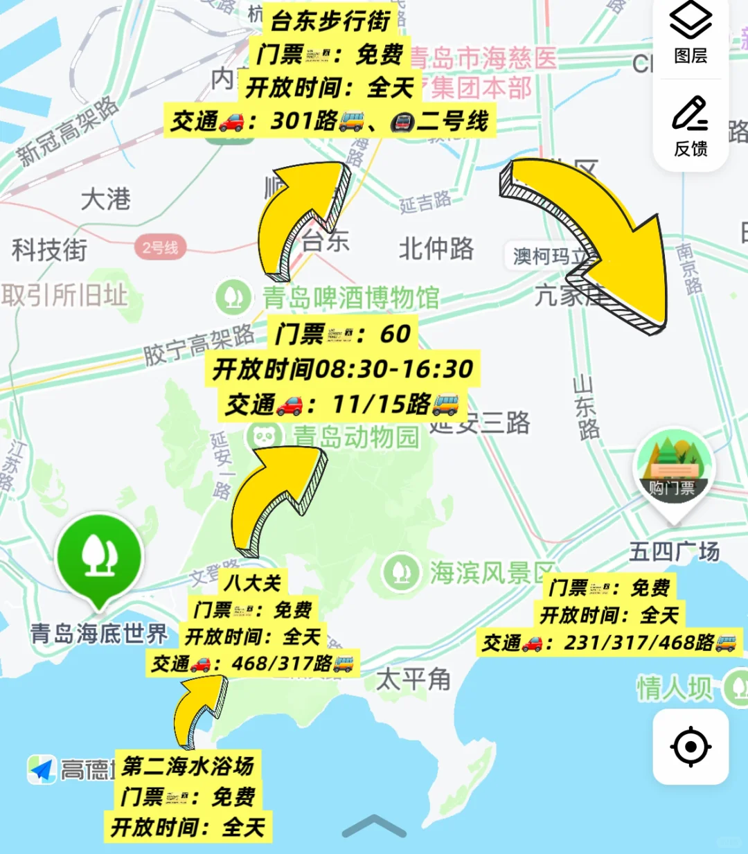 青岛三天两晚|一次玩到爽的超全攻略?