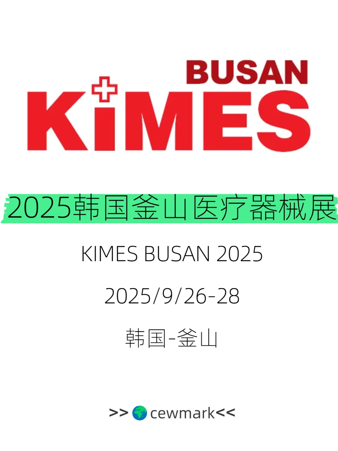2025年韩国釜山医疗器械及实验室设备展览会