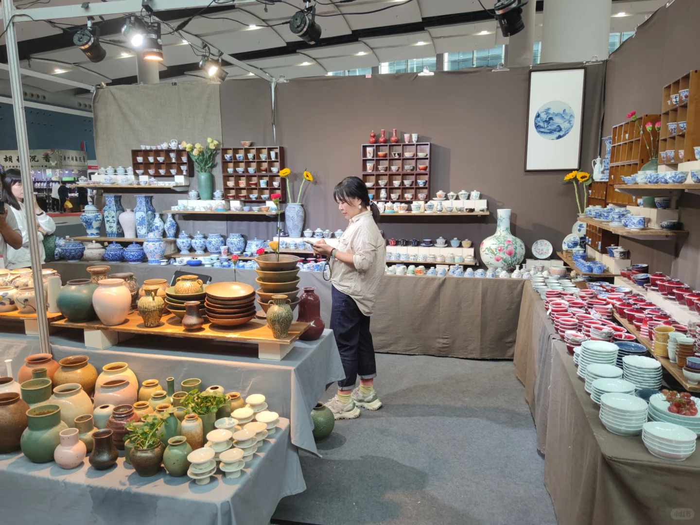 第一次逛茶博会~