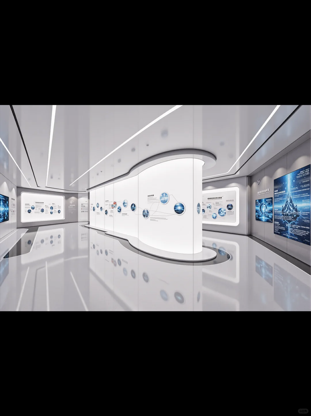 【第十一期】AIGC现代科技展厅设计