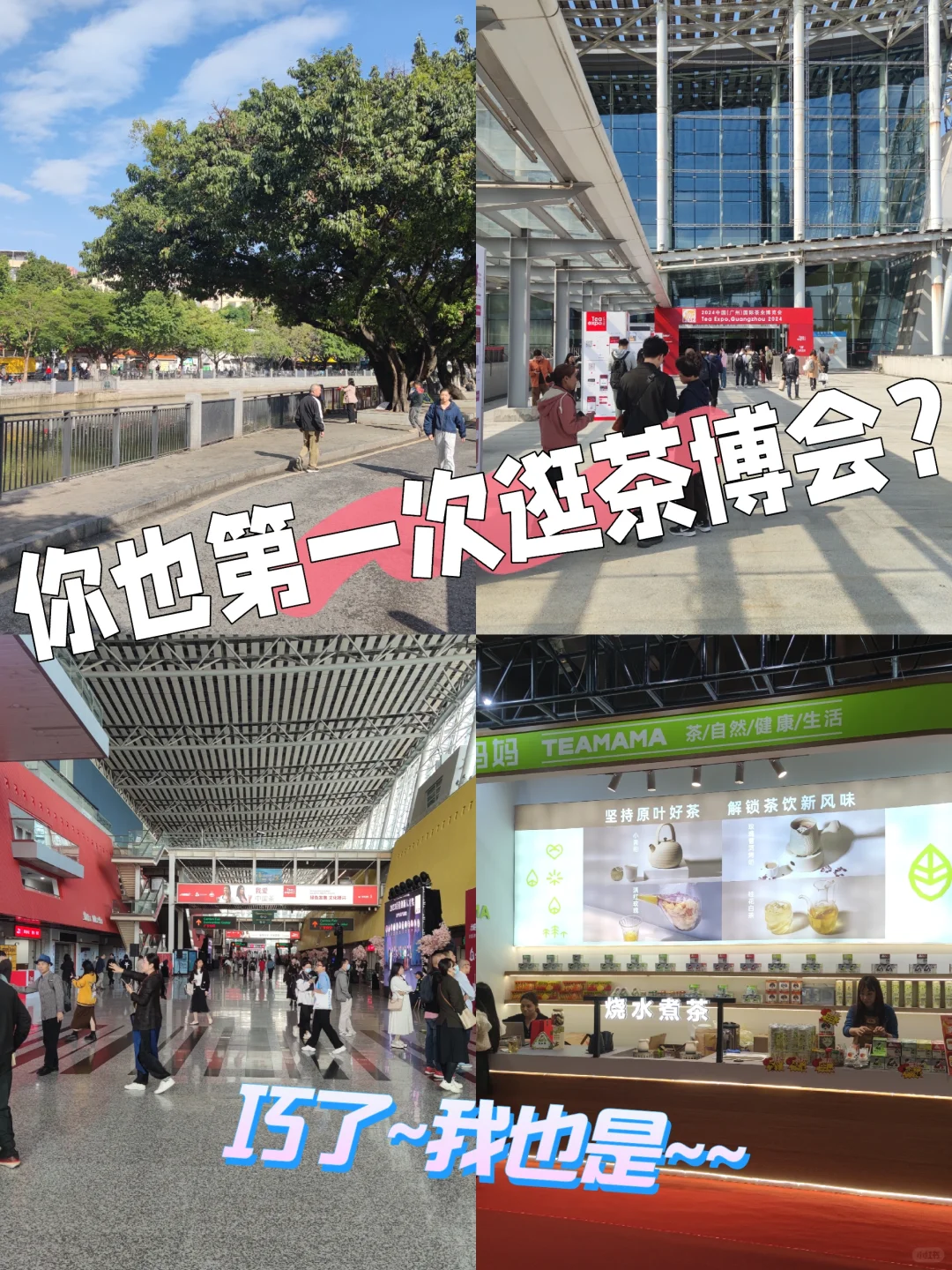 第一次逛茶博会~