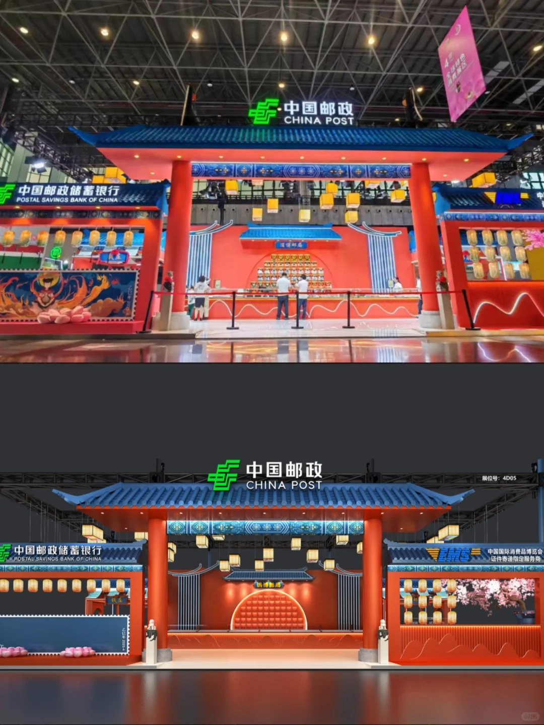 ?超绝复古展台设计，一步一景｜展台设计搭建