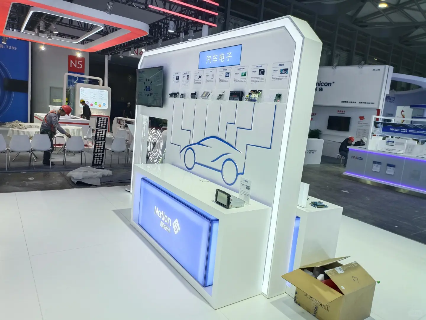 展览展台设计搭建1:1完美落地慕尼黑电子展