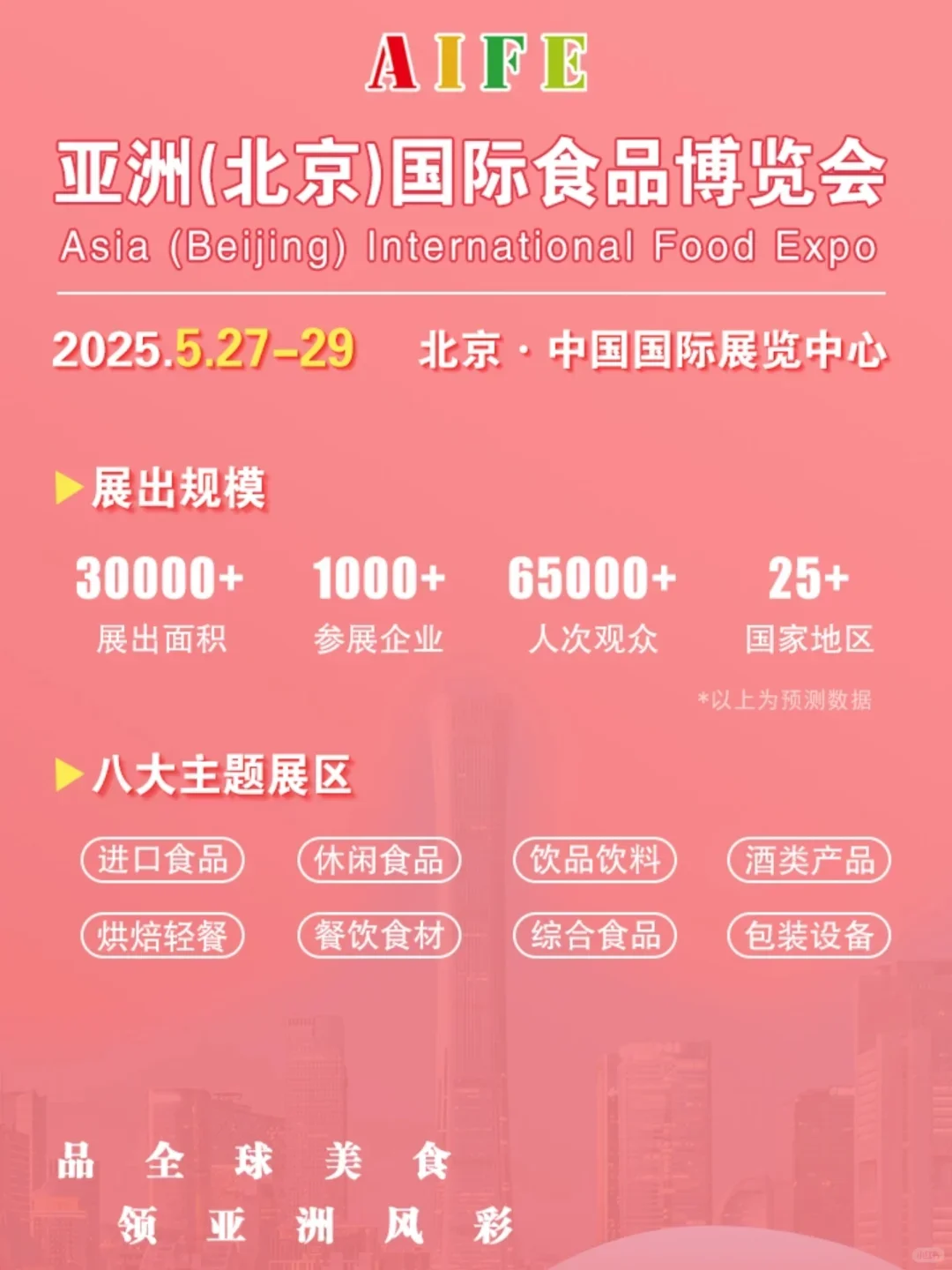 5.27北京国际食品展！勉fei畅吃全球美食！