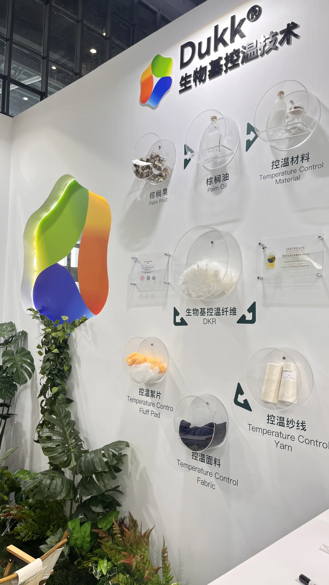 我们现场：生物基控温技术✅