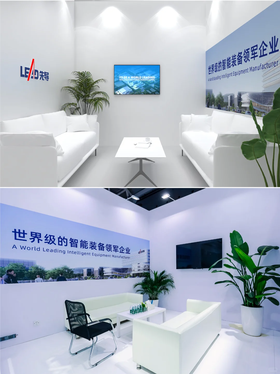 特装展台?国际电池展览会先导展台648㎡