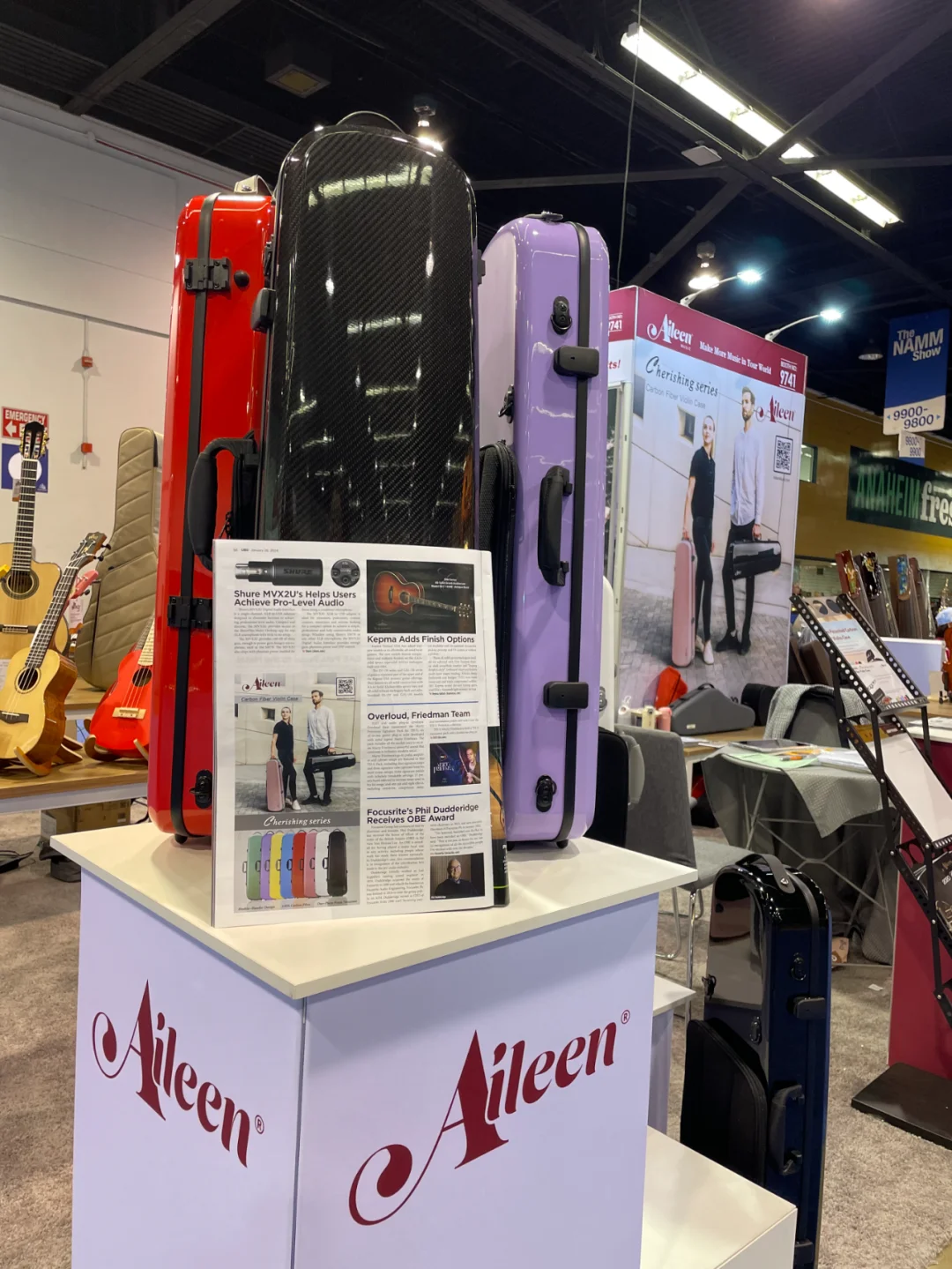 爱韵乐器参加2024美国NAMM SHOW 乐器展览会